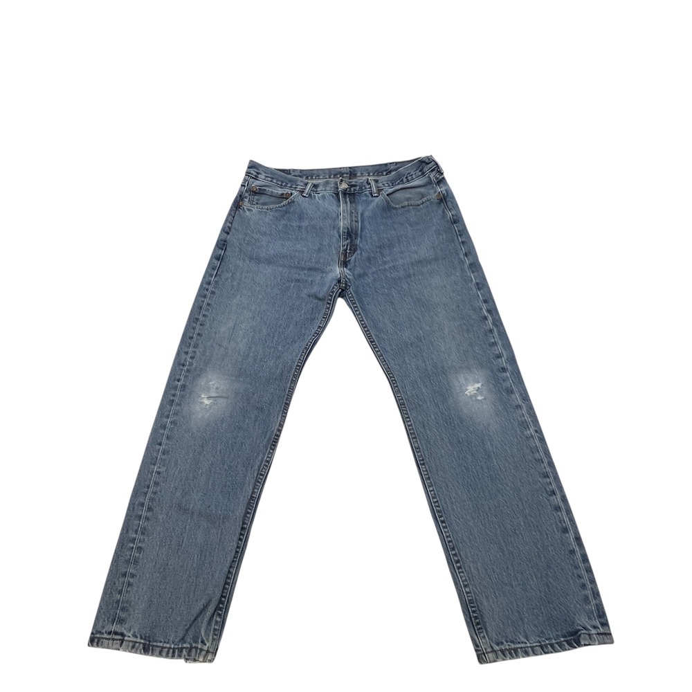 Levi's 505 Regular Fit Jeans Mens W38 L30 Blue Denim Classic Casual Vintage 90's